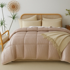 Embossed Microfiber Comforter