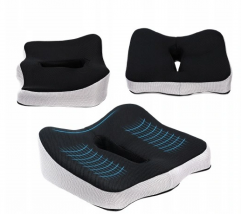Black Coccyx Seat Cushion