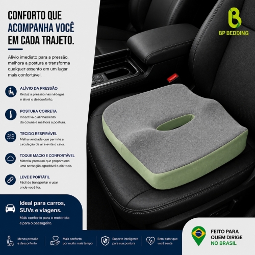 Green Gel Seat Cushion