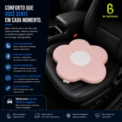 Pink Flower Seat Cushion