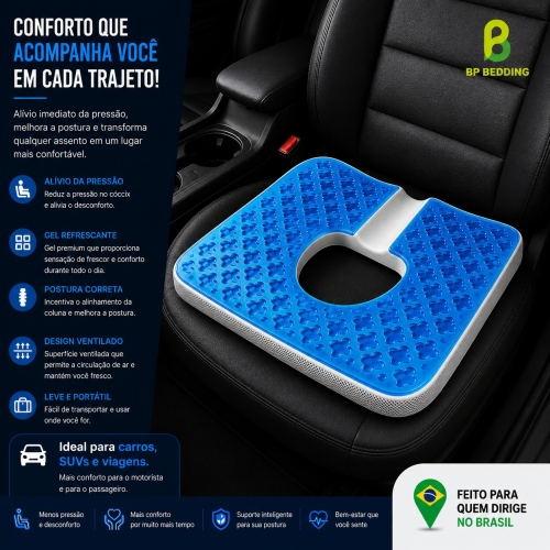 Blue Coccyx Seat Cushion