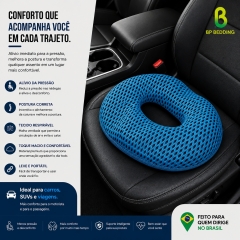 Blue Coccyx Gel Cushion