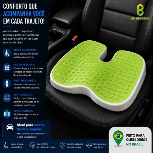 Green Gel Seat Cushion
