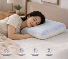 Travesseiro Nuvem de Espuma Viscoelástica com Design Ergonômico – Fabricante de Travesseiros BP Bedding
