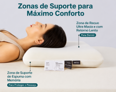 Travesseiro Nuvem de Espuma Viscoelástica com Design Ergonômico – Fabricante de Travesseiros BP Bedding
