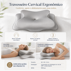 Travesseiro de espuma viscoelástica