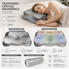 Travesseiro de espuma viscoelástica