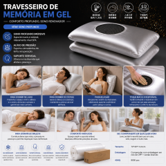 Travesseiro de espuma viscoelástica