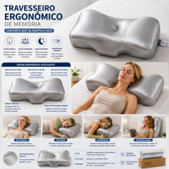 Travesseiro de espuma viscoelástica