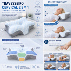 Travesseiro de espuma viscoelástica