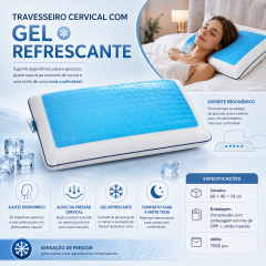 Travesseiro de espuma viscoelástica