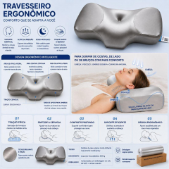 Travesseiro de espuma viscoelástica