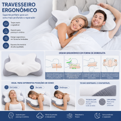 Travesseiro de espuma viscoelástica