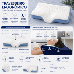 Travesseiro de espuma viscoelástica