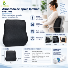 Almofada de apoio lombar