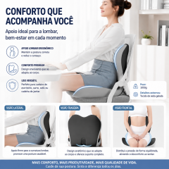 Almofada de apoio lombar