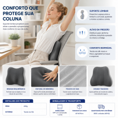 Almofada de apoio lombar