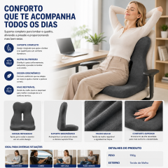 Almofada de apoio lombar
