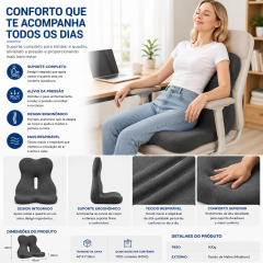 Almofada de apoio lombar