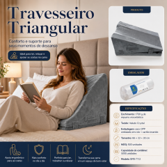 Travesseiro triangular