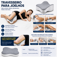 Travesseiro para pernas