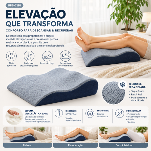 Travesseiro para pernas