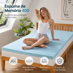 Topper de espuma viscoelástica de 5 cm