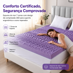 Topper de espuma viscoelástica de 5 cm