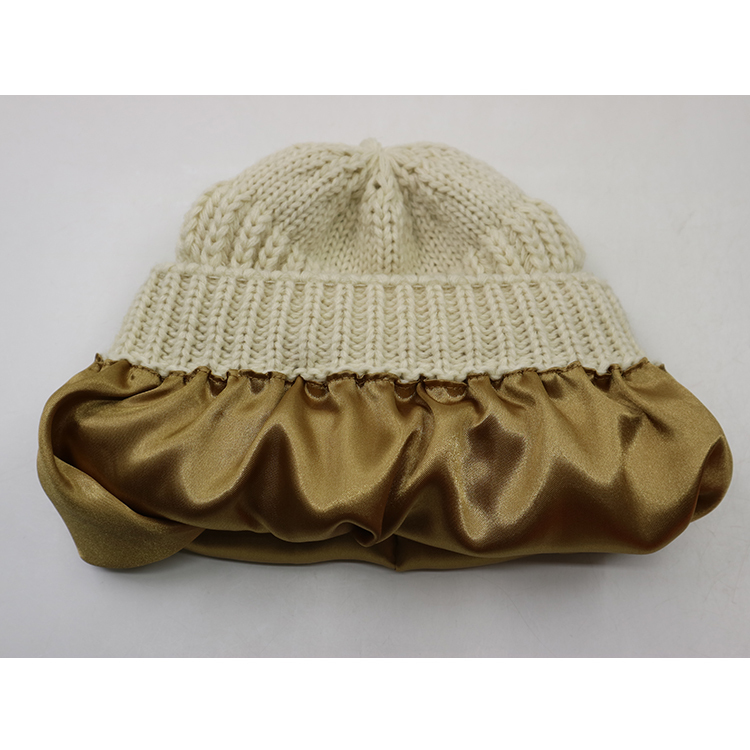 Satin Lined Slouchy Beanie Chemo Hat | Sewingman