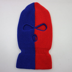 Special Design Clashing Colorful Colors Two Tone 3 Hole Ski Mask Balaclava | Sewingman