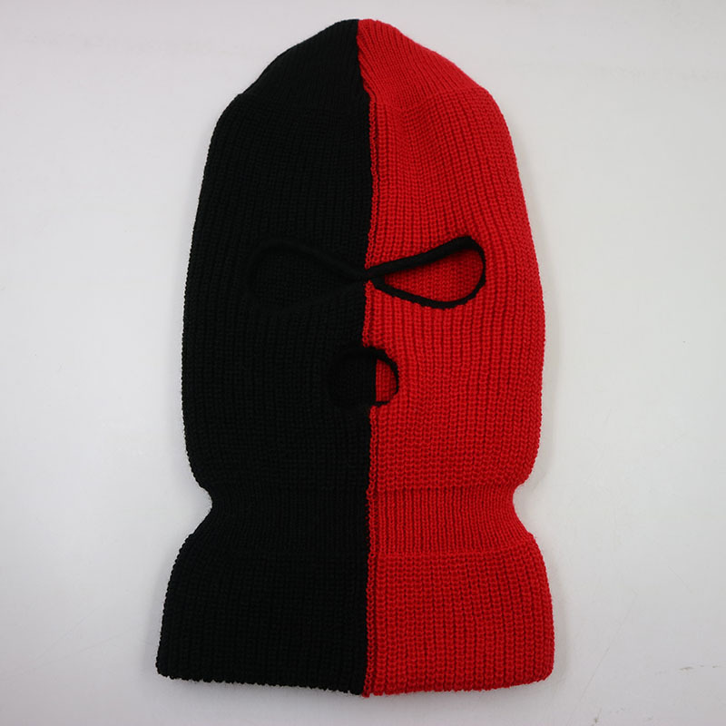 Special Design Clashing Colorful Colors Two Tone 3 Hole Ski Mask Balaclava | Sewingman