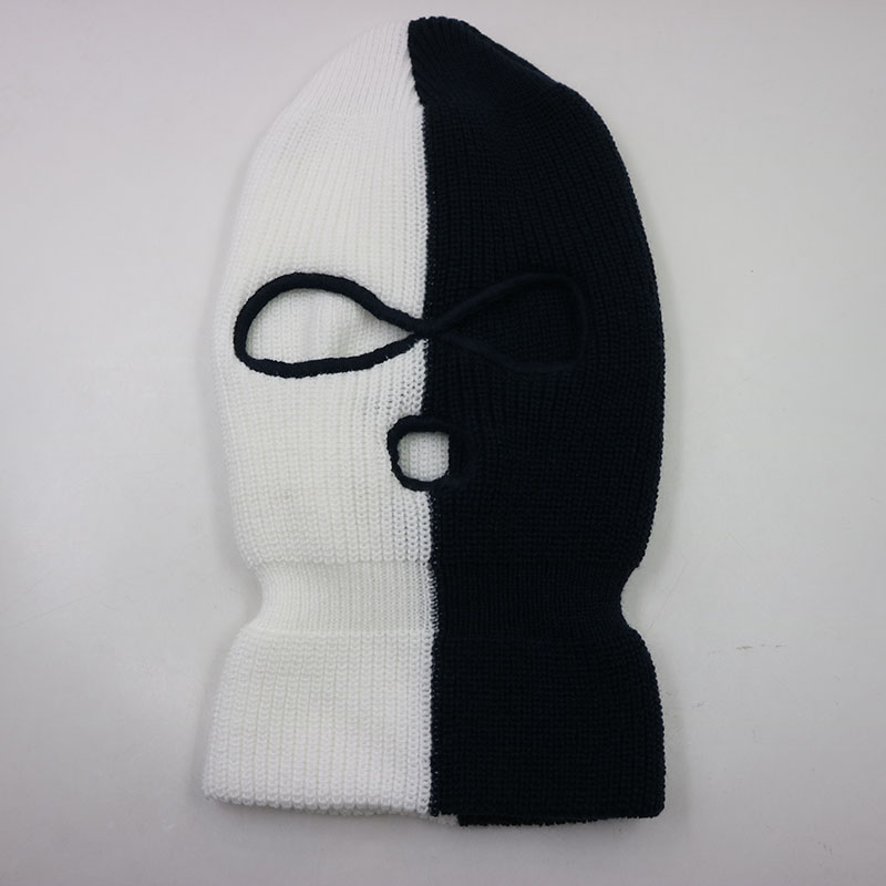 Special Design Clashing Colorful Colors Two Tone 3 Hole Ski Mask Balaclava | Sewingman