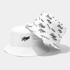 Wholesale Reversible Printed and Embroidered Cotton Double Side Bucket Fisherman Hat With Custom Logo | Sewingman