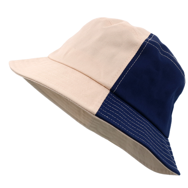 Two Tone Designed Plain Fisherman Bucket Hat Men Women Cotton Beach Summer Sun Hat Manufacture | Sewingman