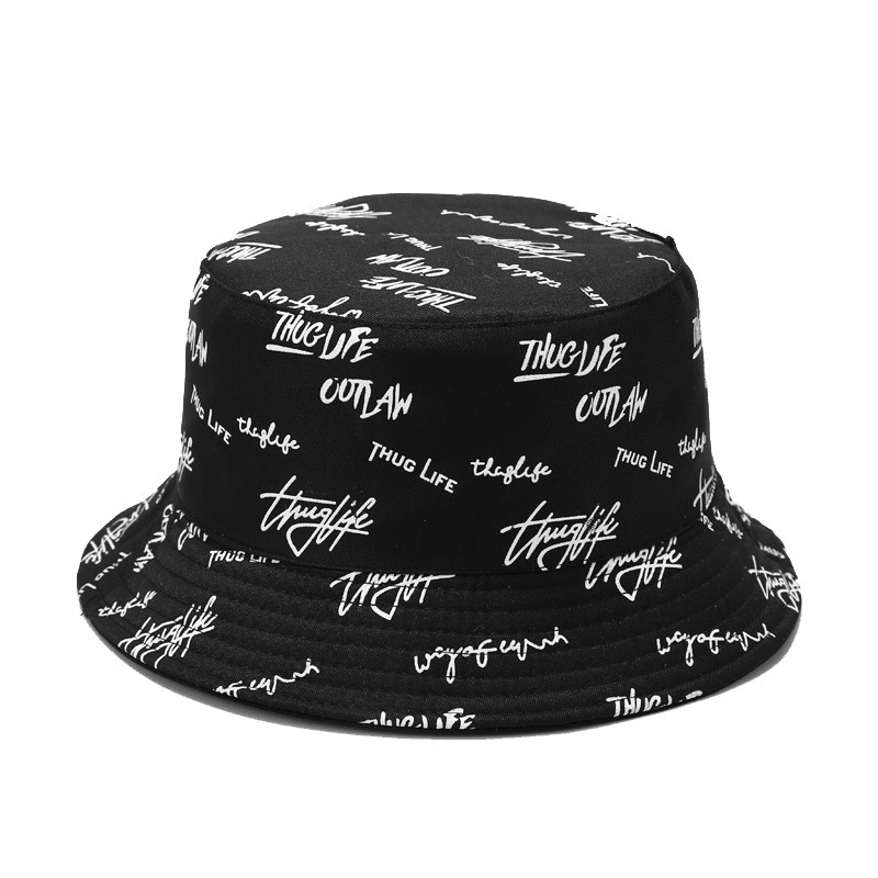 Wholesale Reversible Printed and Embroidered Cotton Double Side Bucket Fisherman Hat With Custom Logo | Sewingman