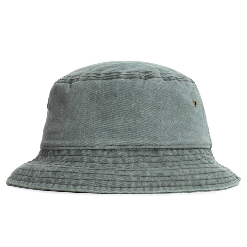 Wholesale Custom Denim Washed Cotton Twill Plain Fisherman Bucket Sun Hat for Men and Women | Sewingman