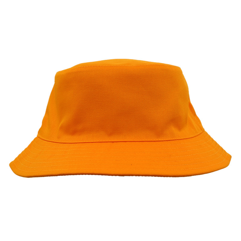 Double Sided Cotton Plain Fisherman Bucket Outdoor Reversible Satin Sun Shade Fishing Hat | Sewingman