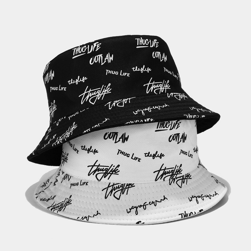 Wholesale Reversible Printed and Embroidered Cotton Double Side Bucket Fisherman Hat With Custom Logo | Sewingman