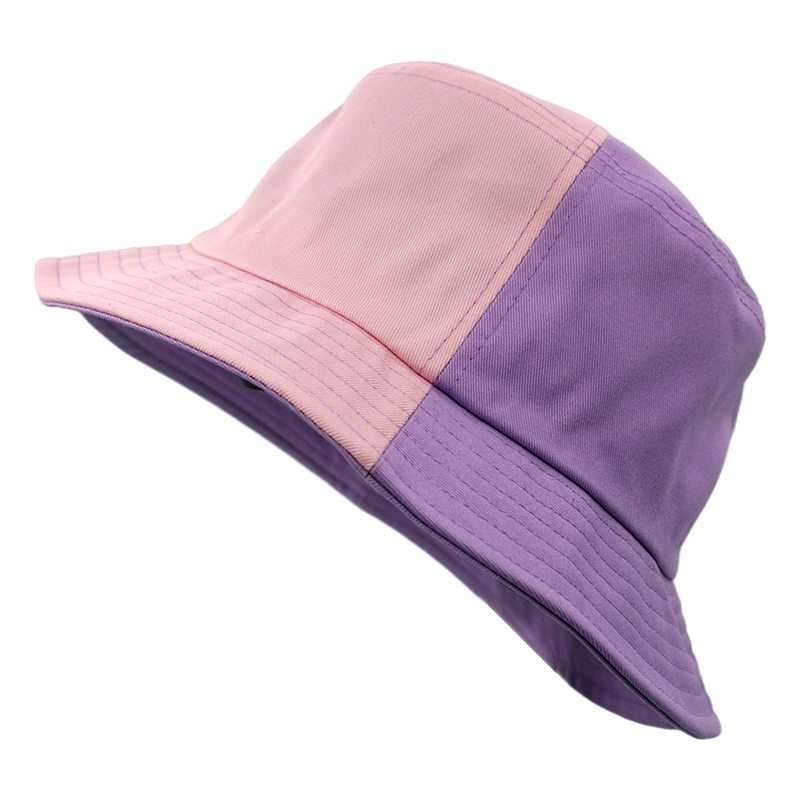 Two Tone Designed Plain Fisherman Bucket Hat Men Women Cotton Beach Summer Sun Hat Manufacture | Sewingman