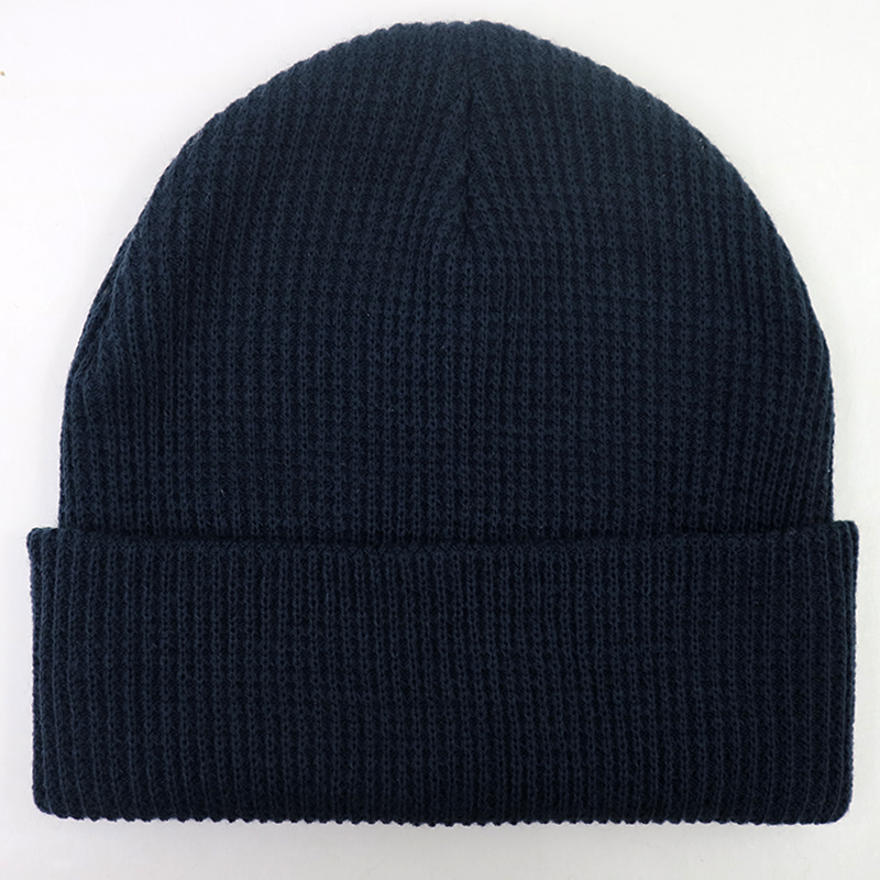 Wholesale Soft Blend Slouchy Cuff Ski Cap Skull Knitted Beanie Custom Warm Blank Winter Hat | Sewingman