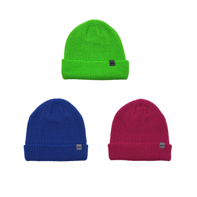 Reflective Winter Plain Beanie Hat with Fleece Lining | Sewingman