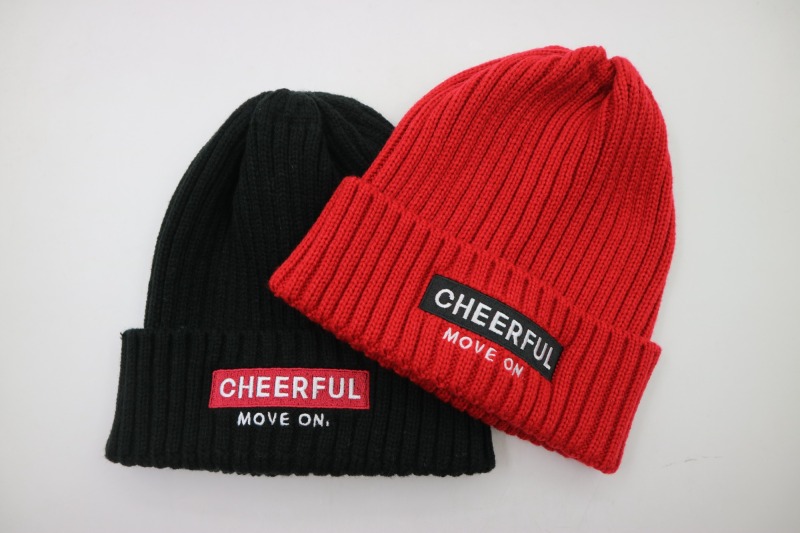 Promotional Custom Ribbed Knitted Embroidered Beanie High Quality Acrylic Hats Unisex for Men and Women | Sewingman