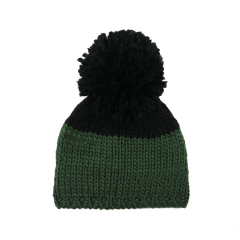 Wholesale Women's Thick Winter Knitted Beanies Hat with Big Pom Pom | Sewingman
