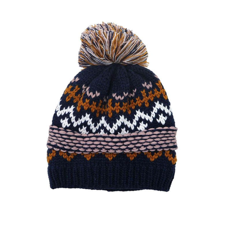 Factory Wholesale Cold Winter Warm Beanie Jacquard Hat For Women | Sewingman