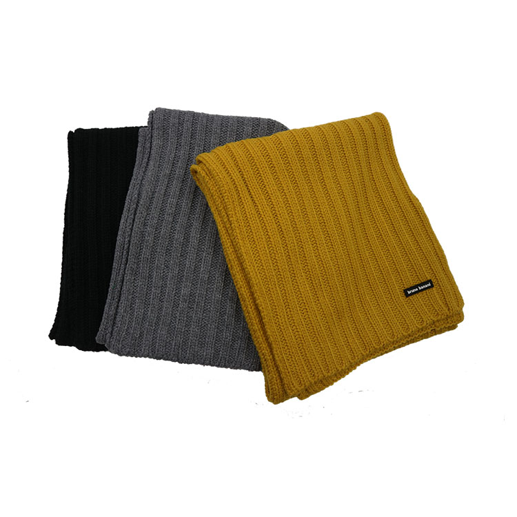 Classic Winter Knitted Ribbed Hats with Faux Fur Pom Pom and Scarf Set In Cold Winter | Sewingman