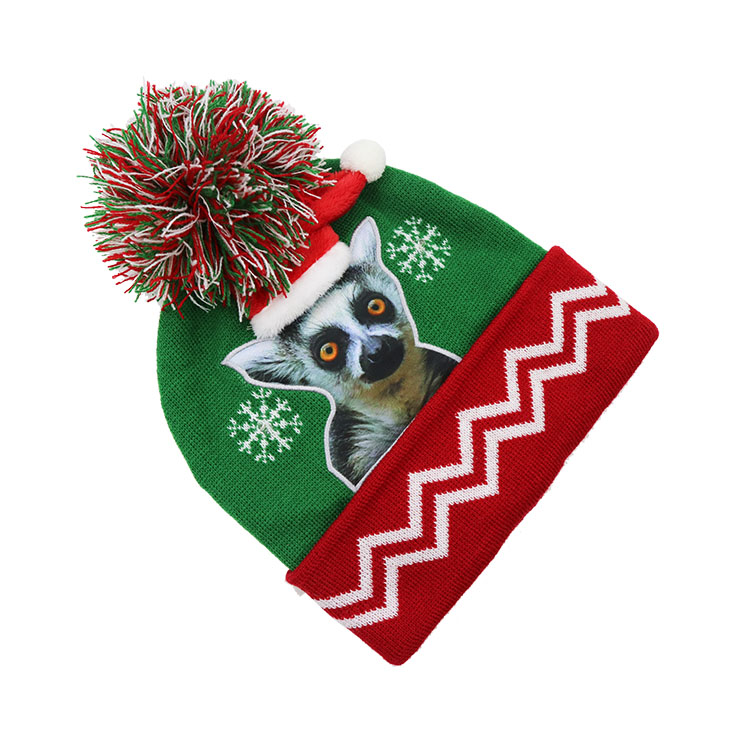 Wholesale High Quality Customized LED Christmas Hats With Lights | Sewingman