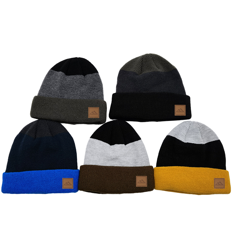 Men's Stripes Knitted Beanie