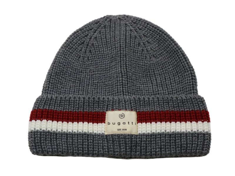 Stripes Cuffed Winter Beanie For Men