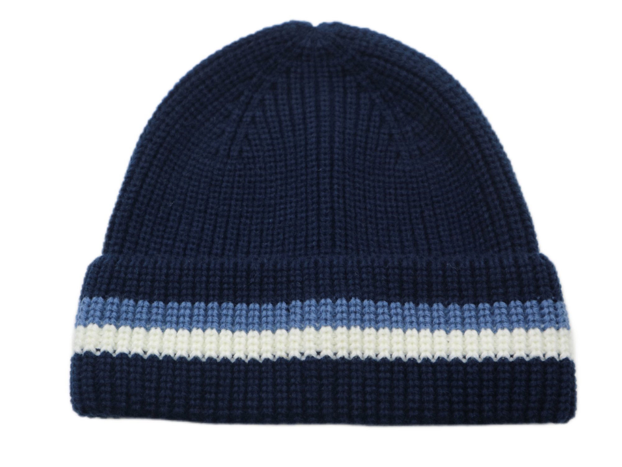 Stripes Cuffed Winter Beanie For Men