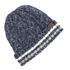 Cable Knitted Cuffed Beanie For Adult